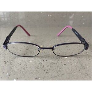 Capri Trendy T18 Purple 44-17-125 Metal Full Rim Eyeglasses Frames ONLY